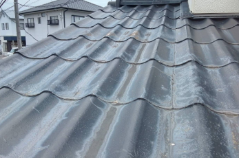 軽量瓦の再塗装工事 施工前